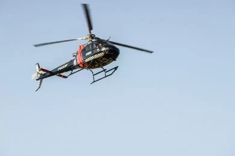 helicóptero de la Policia de Mendoza