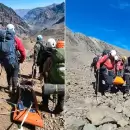 Cómo fue el operativo de rescate que permitió hallar el cuerpo del andinista en el cerro Santa Elena
