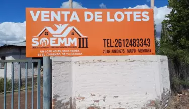 Terrenos que vende el Sindicato de Municipales de Maip�