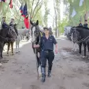 Tras décadas en servicio, tres caballos del Sur mendocino se retiran de la Policía Montada