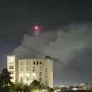 Fuego y humo en la comuna de Guaymall�n