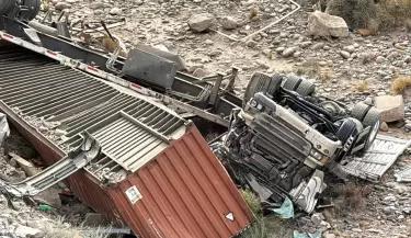 Accidente en Curva de Guido ( alta monta�a ) 15 de abril de 2027