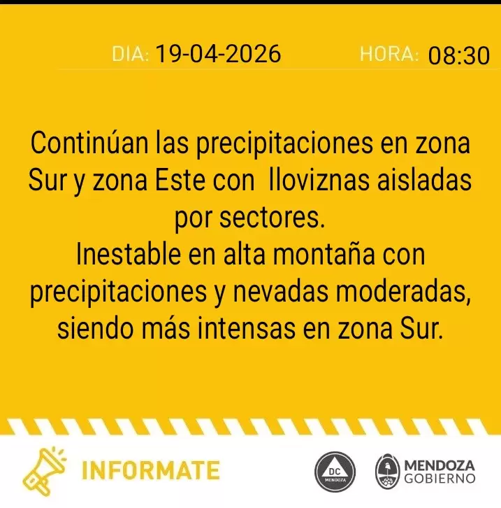 pronóstico 19 de abril