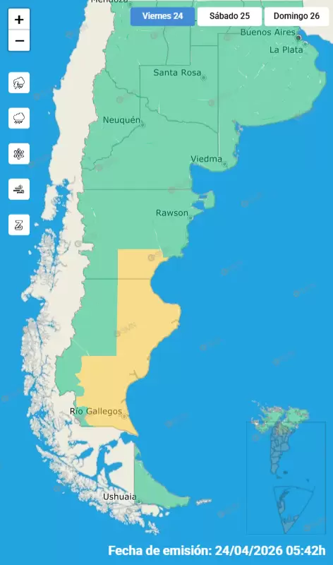 mapa de alertas