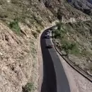 A paso lento por Cacheuta: las obras en la ruta 82 obligan a circular por media calzada