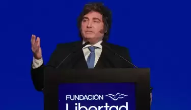 Milei en la Fundaci�n Libertad