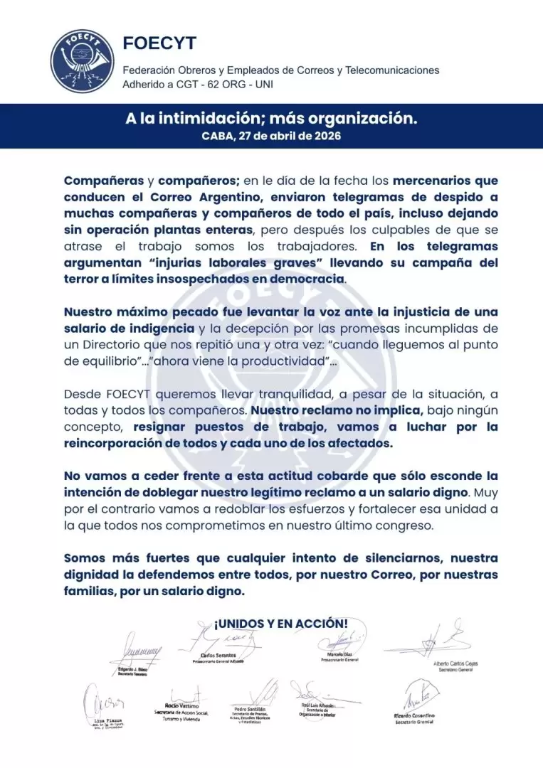 Comunicado