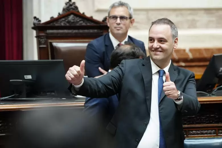 Manuel Adorni en el Congreso