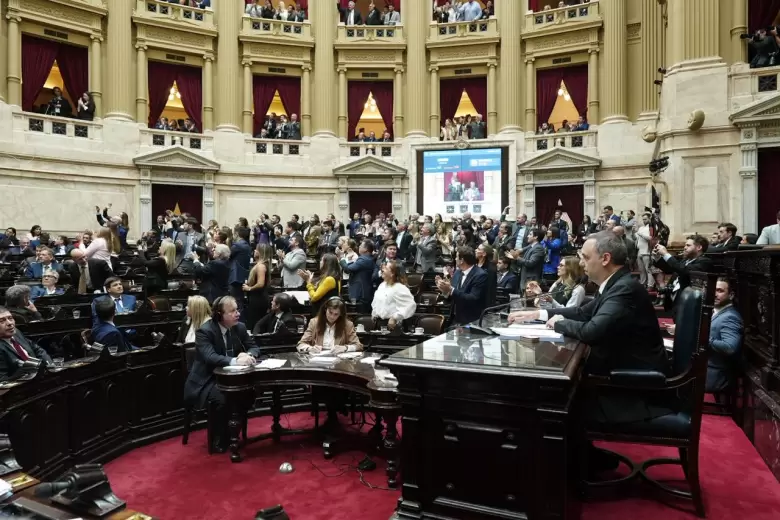 Manuel Adorni en el Congreso