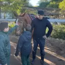 Día del Animal en San Rafael: alumnos visitaron la Policía Montada del sur mendocino