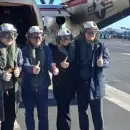 Contundente gesto con EE.UU.: Milei viajó a Mar del Plata y visitó el portaaviones USS Nimitz