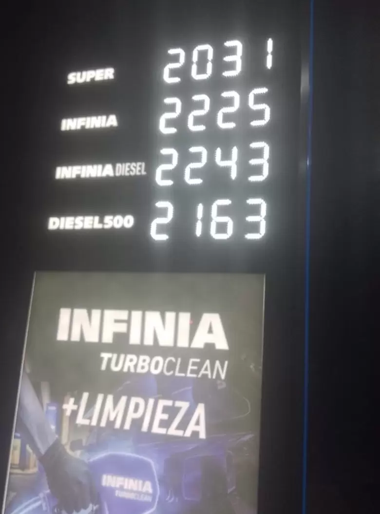 Nafta martes 5/5