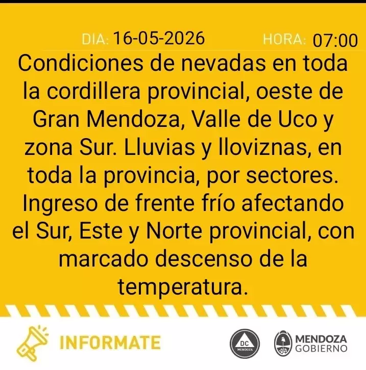 pronóstico 16 de mayo