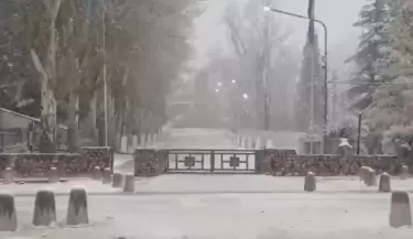 Nieve en el Manzano Hist�rico