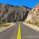 Luego de las obras de pavimentaci�n, as� luce el renovado tramo de la ruta 82 en Cacheuta