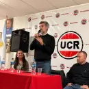 Ulpiano Suarez en Malargüe: fue parte de un encuentro en el Comité de la UCR