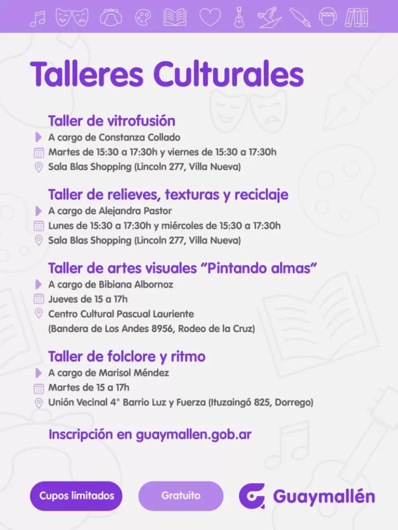 talleres culturales
