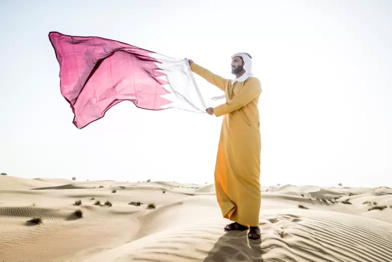 bandera de qatar