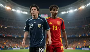 Messi y Yamil