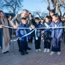 Emoción y obras en Rivadavia: los alumnos juraron la Bandera en un entorno escolar renovado