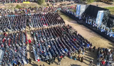 As� se vivi� en Luj�n de Cuyo la Promesa a la Bandera m�s numerosa de Mendoza