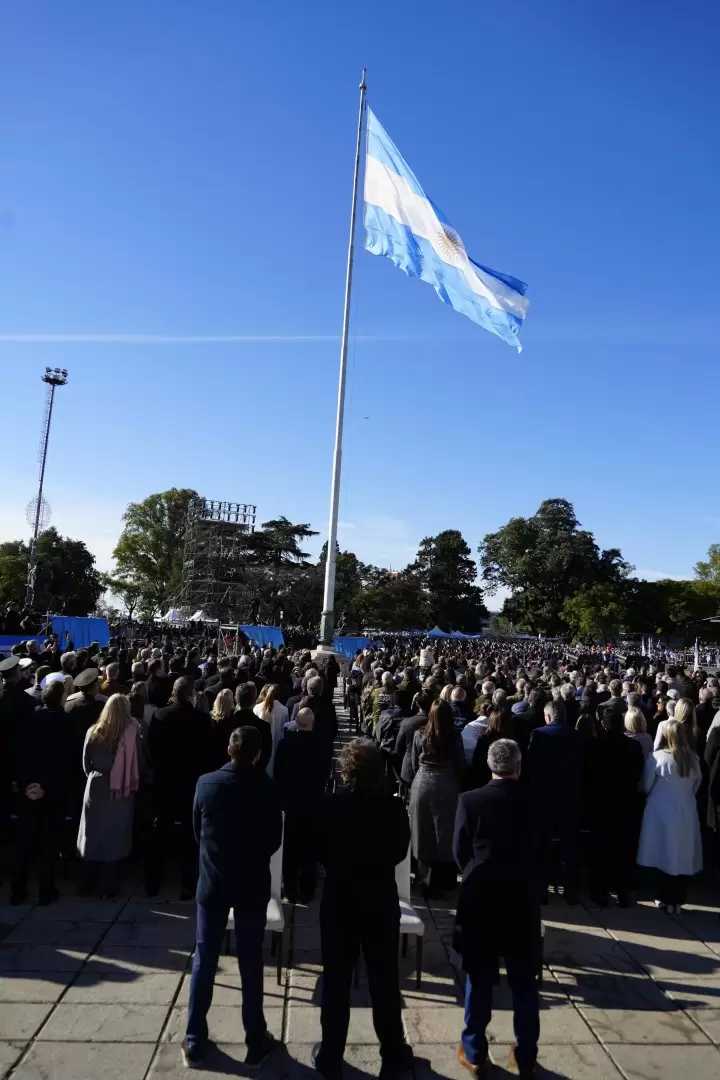 Acto por el Día de la Bandera en Rosario