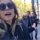(Video) Lilia Lemoine reaccionó con un cachetazo tras ser insultada y escupida en pleno centro de Rosario