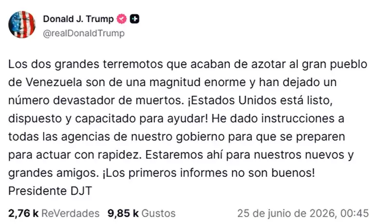 Trump sobre Venezuela