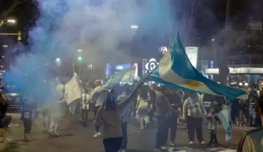 Festejos Argentina semifinal