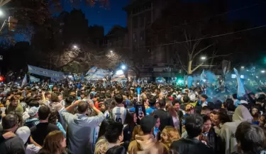 Festejos Argentina semifinal