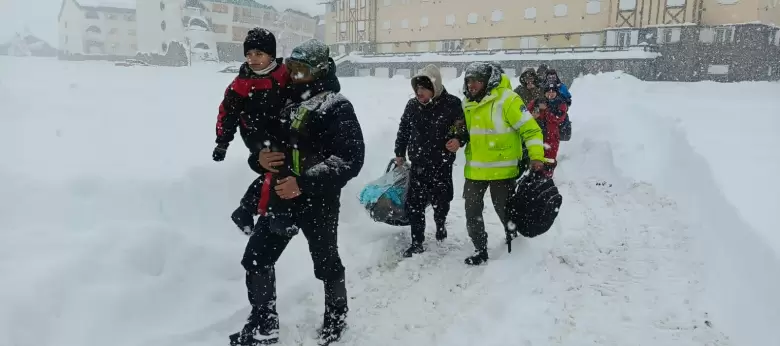evacuación penitentes